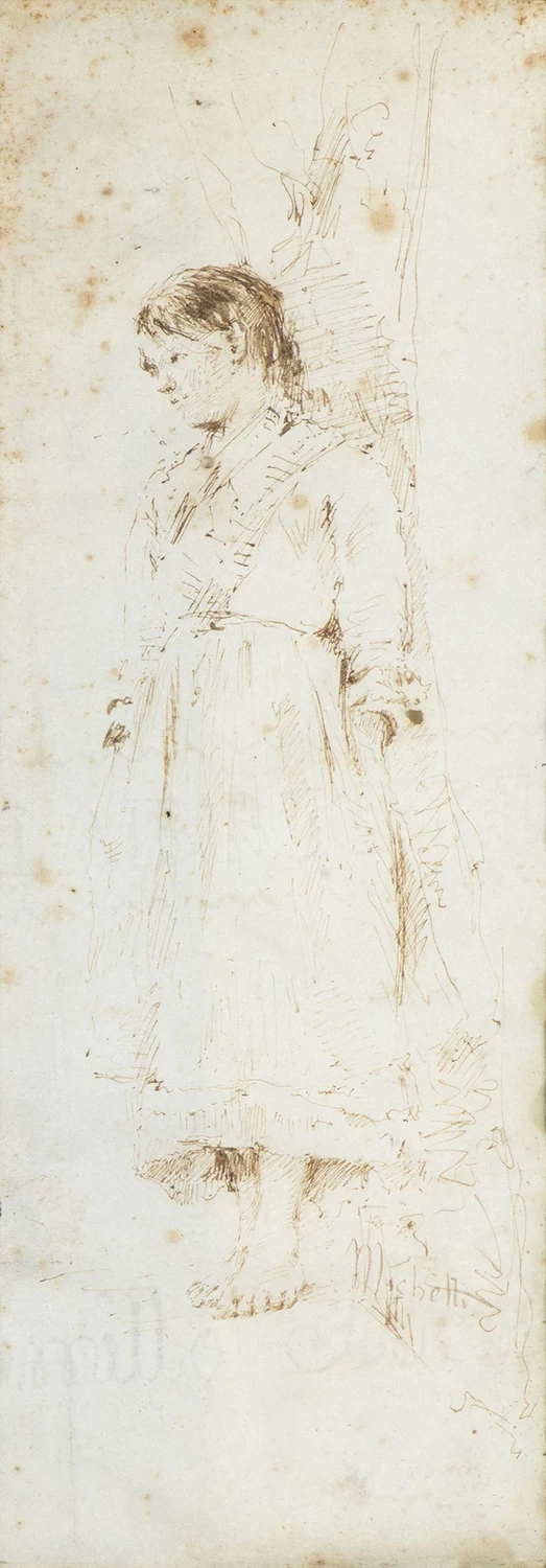 Francesco Paolo Michetti - 221, Una giovane ragazza
